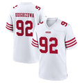 Kdoa SF.49ers #92 Osa Odighizuwa Player White Game Home Stitched Jerseys