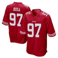 Kdoa SF.49ers #97 Nick Bosa Player Red Home Game Stitched Jerseys