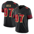 Kdoa SF.49ers #97 Nick Bosa Player Rivalries Collection Vapor Limited Black Stitched Jersey