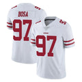Kdoa SF.49ers #97 Nick Bosa Player White Limited Vapor Untouchable Home Game Stitched Jerseys