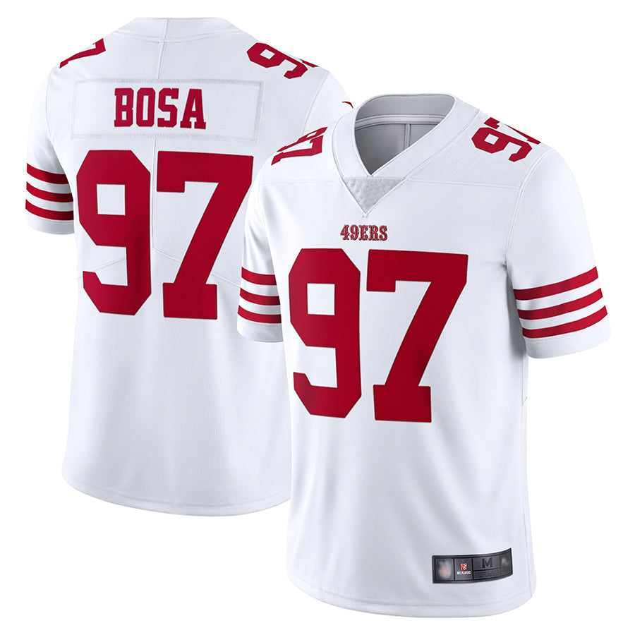 Kdoa SF.49ers #97 Nick Bosa Player White Vapor Limited Stitched Jerseys