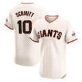 Kdoa SF.Giants #10 Casey Schmitt Player Cream Home Limited Elite Stitched Jerseys