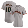 Kdoa SF.Giants #10 Casey Schmitt Player Gray Home Limited Elite Stitched Jerseys