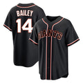 Kdoa SF.Giants #14 Patrick Bailey Player Black Fashion Out Home Limited Stitched Jerseys