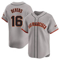 Kdoa SF.Giants #16 Rafael Devers Player Gray Home Limited Stitched Jerseys