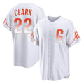 Kdoa SF.Giants #22 Will Clark Player White City Connect Home Game Stitched Jerseys