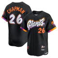 Kdoa SF.Giants #26 Matt Chapman Player Black 2025 City Connect Home Limited Stitched Jerseys