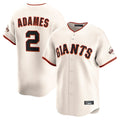 Kdoa SF.Giants #2 Willy Adames Player Cream Home Limited Stitched Jerseys