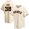 Kdoa SF.Giants #38 Robbie Ray Player Cream Home Game Stitched Jerseys