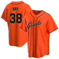 Kdoa SF.Giants #38 Robbie Ray Player Orange Home Game Stitched Jerseys
