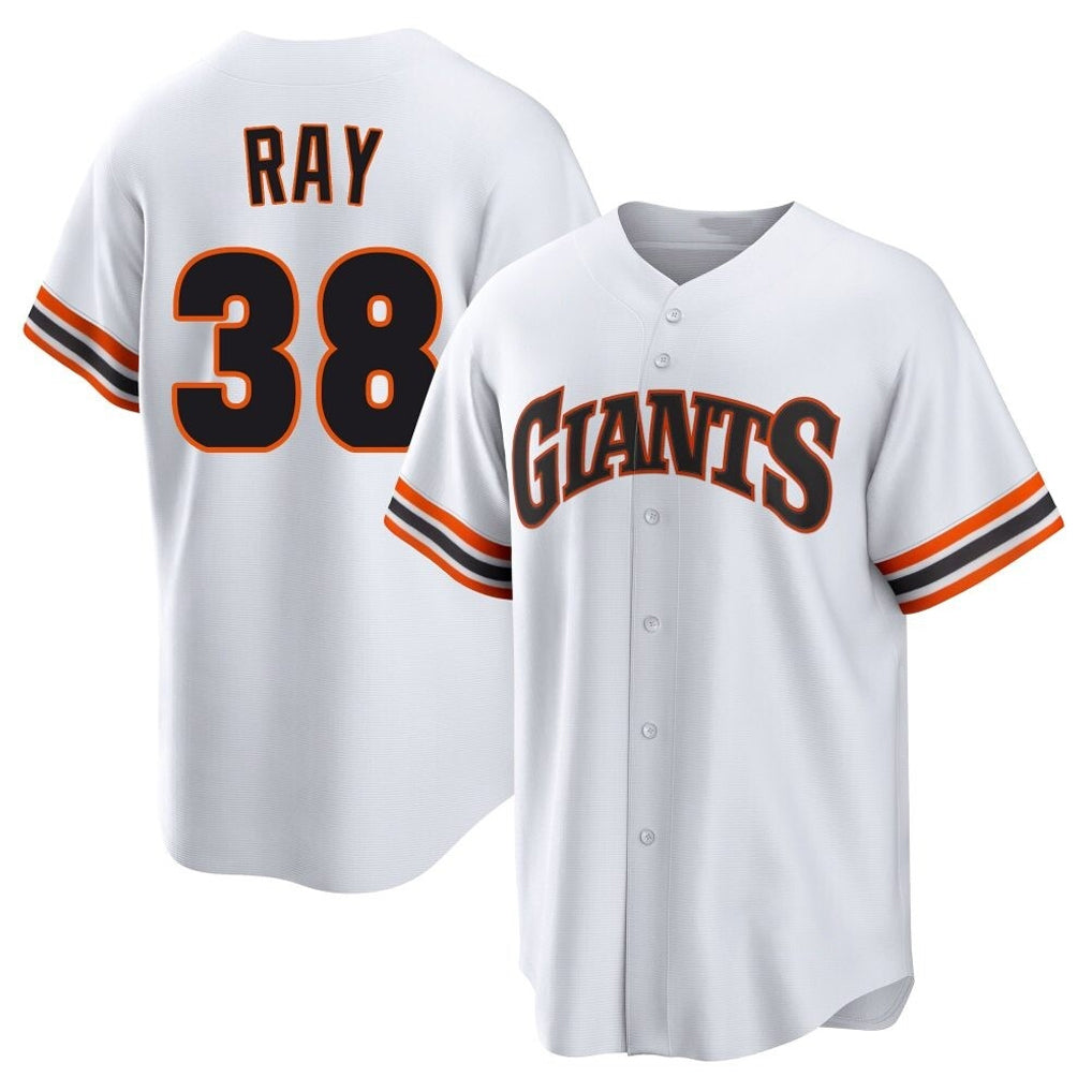 Kdoa SF.Giants #38 Robbie Ray Player White Home Game Stitched Jerseys