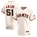 Kdoa SF.Giants #51 Jung Hoo Lee Player Cream Home Limited Stitched Jerseys