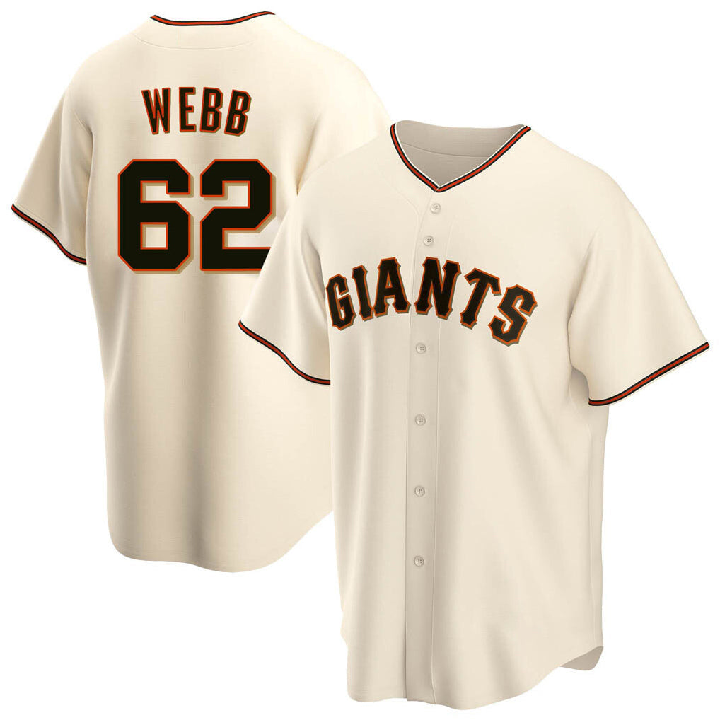Kdoa SF.Giants #62 Logan Webb Player Cream Home Game Stitched Jerseys