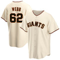 Kdoa SF.Giants #62 Logan Webb Player Cream Home Game Stitched Jerseys
