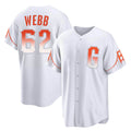 Kdoa SF.Giants #62 Logan Webb Player White City Connect Home Game Stitched Jerseys
