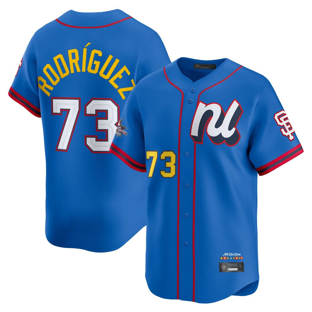 Kdoa SF.Giants #73 Randy Rodriguez Player Blue National League All-Star Edition Limited Stitched Jerseys