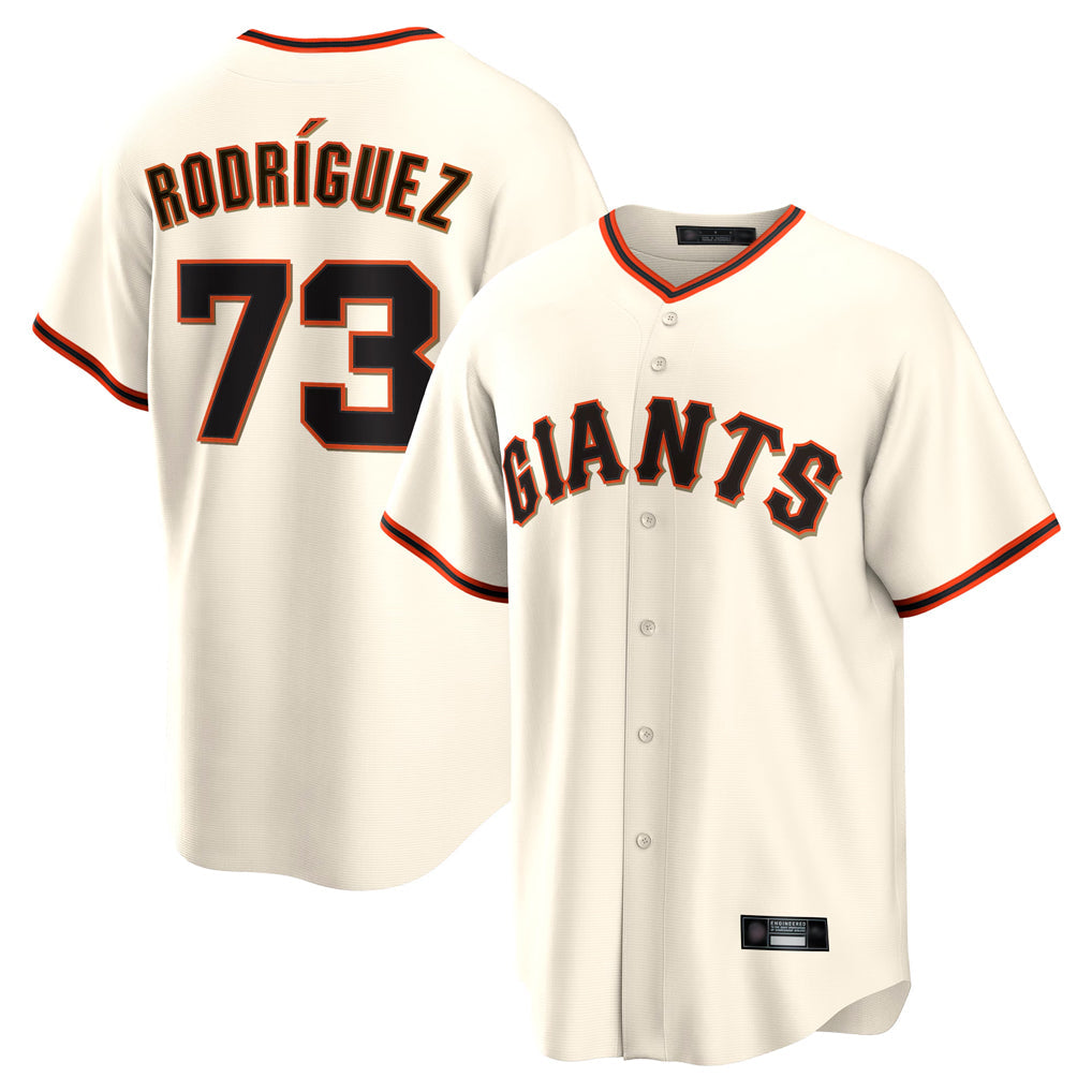 Kdoa SF.Giants #73 Randy Rodriguez Player Cream Home Game Stitched Jerseys