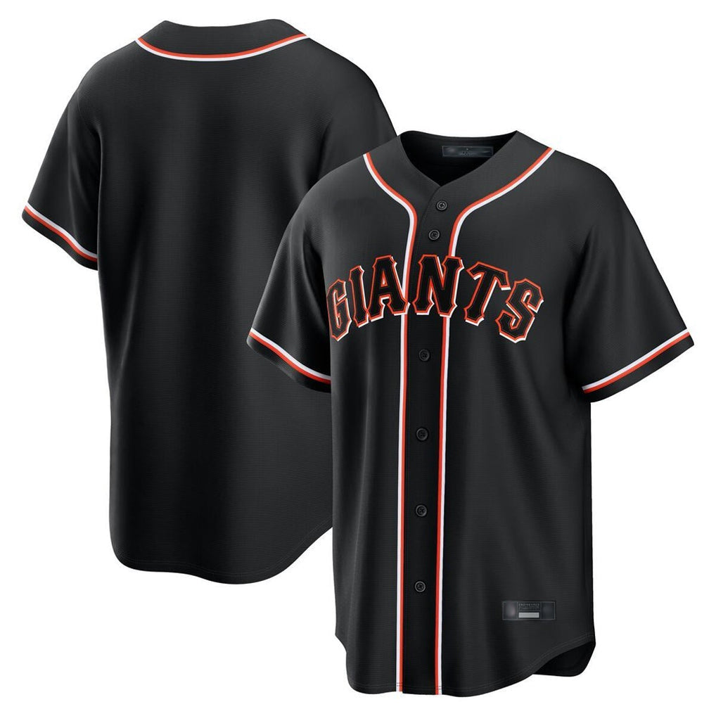 Kdoa SF.Giants Blank Player Black Fashion Home Game Stitched Jerseys