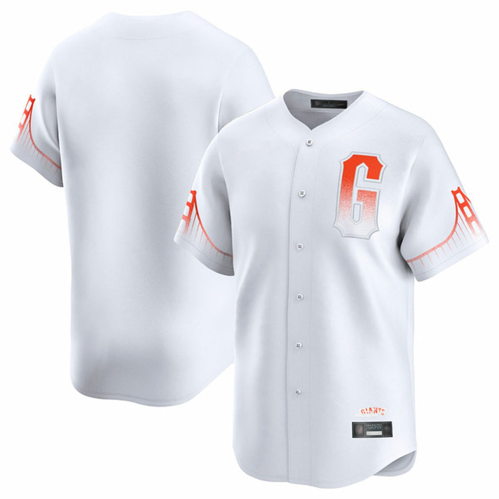 Kdoa SF.Giants Blank Player White City Connect Home Limited Stitched Jerseys