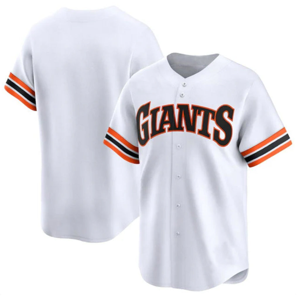 Kdoa SF.Giants Blank Player White Home Game Stitched Jerseys