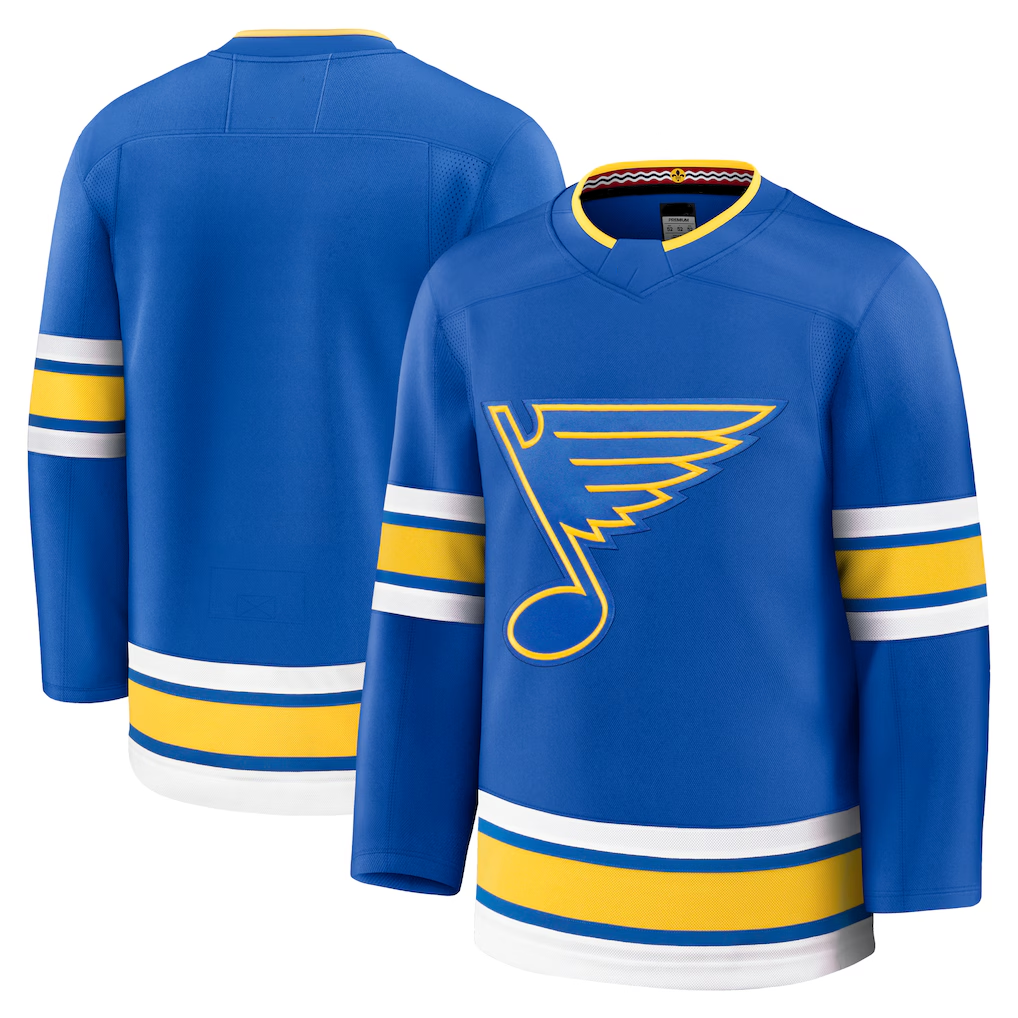Kdoa St.L.Blues Blue Home Premium Jerseys