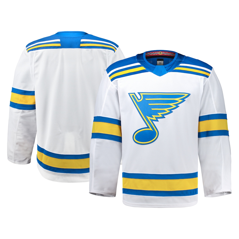 Kdoa St.L.Blues White Away Authentic Pro Jerseys