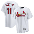 Kdoa St. Louis Cardinals #11 Victor Scott II Player White Home Game Stitched Jerseys