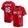 Kdoa St. Louis Cardinals #16 Nolan Gorman Player Red City Connect Limited Stitched Jerseys