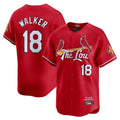 Kdoa St. Louis Cardinals #18 Jordan Walker Player Red City Connect Limited Stitched Jerseys