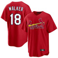 Kdoa St. Louis Cardinals #18 Jordan Walker Player Red Home Game Stitched Jerseys