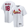 Kdoa St. Louis Cardinals #18 Jordan Walker Player White Home Game Stitched Jerseys