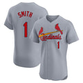 Kdoa St. Louis Cardinals #1 Ozzie Smith Player Gray Home Limited Elite Stitched Jerseys
