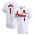 Kdoa St. Louis Cardinals #1 Ozzie Smith Player White Home Limited Elite Stitched Jerseys