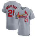 Kdoa St. Louis Cardinals #21 Lars Nootbaar Player Gary Home Limited Elite Stitched Jerseys