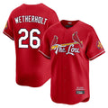 Kdoa St. Louis Cardinals #26 JJ Wetherholt Player Red City Connect Limited Stitched Jerseys