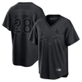 Kdoa St. Louis Cardinals #28 Nolan Arenado Player Black City Connect T-shirt Stitched Jerseys