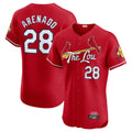 Kdoa St. Louis Cardinals #28 Nolan Arenado Player Red City Connect Limited Elite Stitched Jerseys
