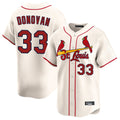 Kdoa St. Louis Cardinals #33 Brendan Donovan Player Cream Home Limited Stitched Jerseys