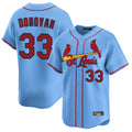Kdoa St. Louis Cardinals #33 Brendan Donovan Player Light Blue Home Limited Stitched Jerseys