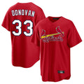 Kdoa St. Louis Cardinals #33 Brendan Donovan Player Red Home Game Stitched Jerseys