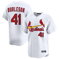 Kdoa St. Louis Cardinals #41 Alec Burlesona Player White Home Limited Stitched Jerseys