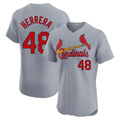Kdoa St. Louis Cardinals #48 Ivan Herrera Player Gray Home Limited Elite Stitched Jerseys