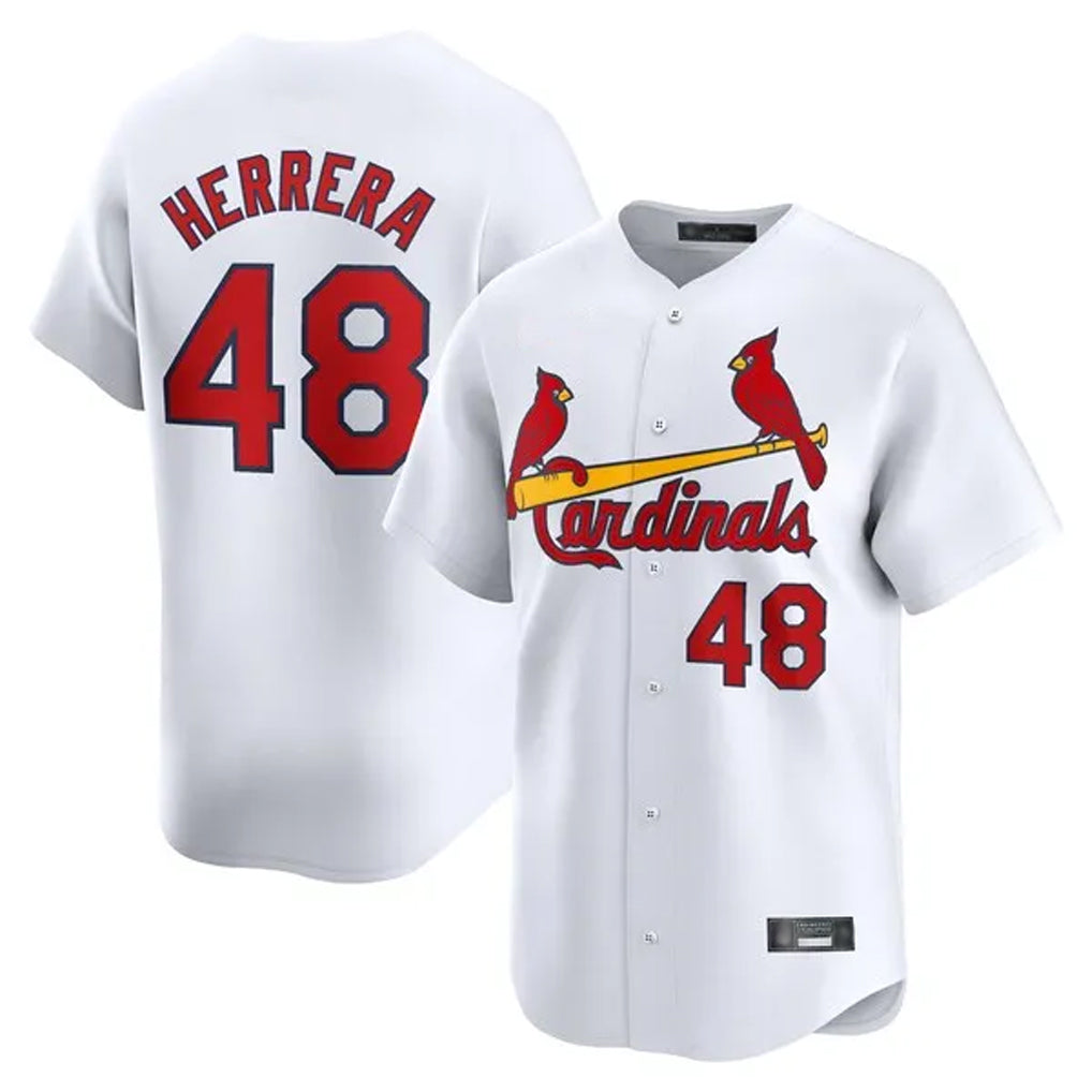 Kdoa St. Louis Cardinals #48 Ivan Herrera Player White Home Limited Stitched Jerseys