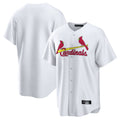 Kdoa St. Louis Cardinals Blank Player White Home Game Stitched Jerseys