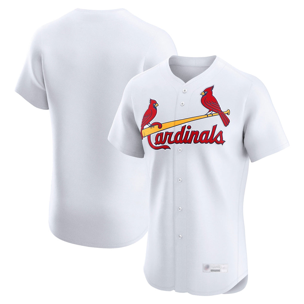 Kdoa St. Louis Cardinals Blank Player White Home Limited Elite Stitched Jerseys