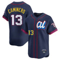 Kdoa TB.Rays #13 Junior Caminero Player Navy All-star Limited Stitched Jersey