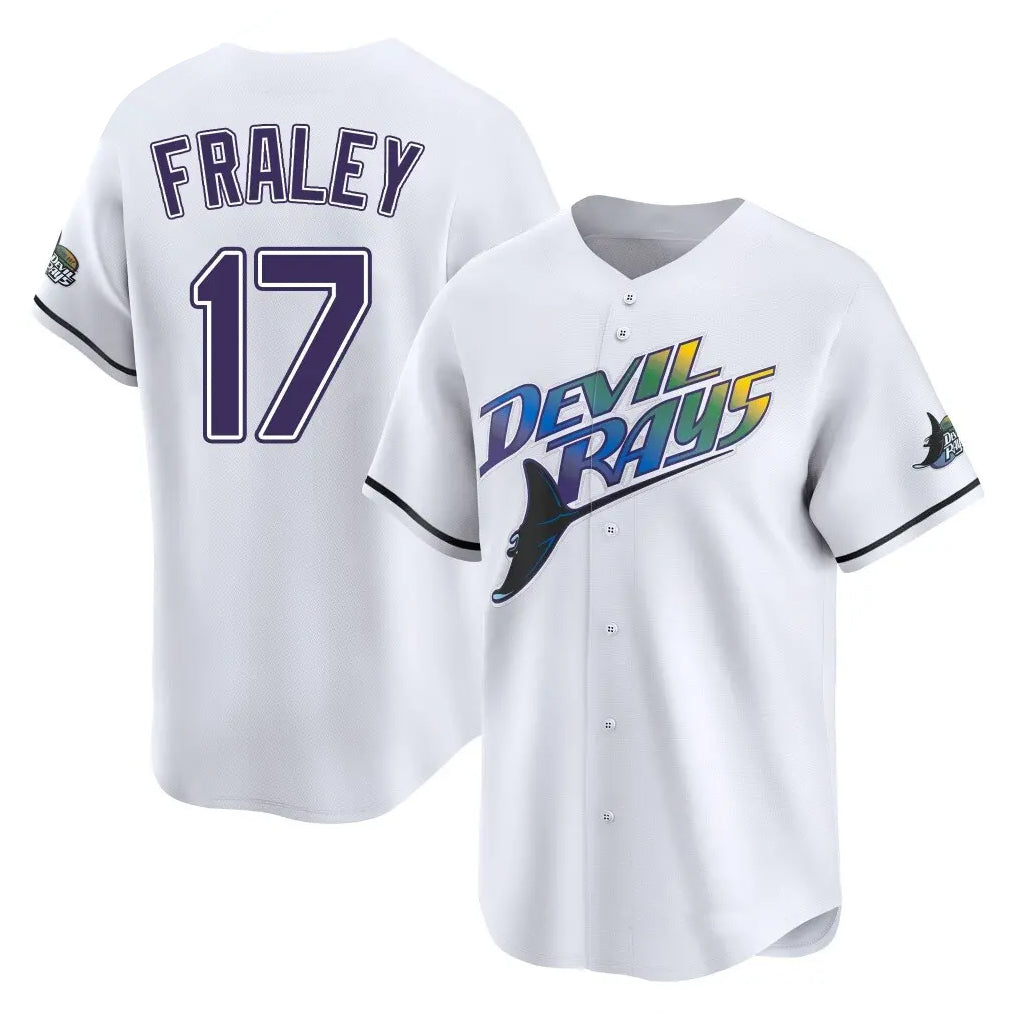 Kdoa TB.Rays #17 Jake Fraley Player White City Connect Home Stitched Jerseys