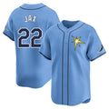 Kdoa TB.Rays #22 Griffin Jax Player Light Blue Home Limited Stitched Jerseys
