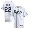 Kdoa TB.Rays #22 Griffin Jax Player White Home Limited Stitched Jerseys