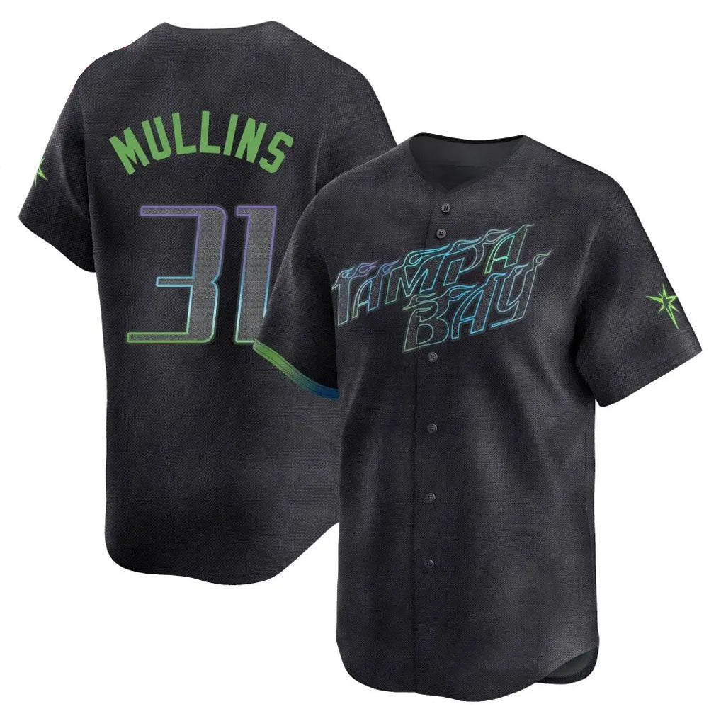 Kdoa TB.Rays #31 Cedric Mullins Player Black City Connect Home Limited Stitched Jerseys